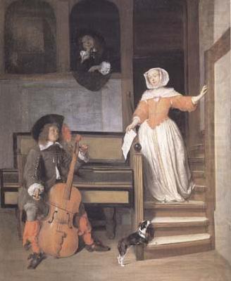 Gabriel Metsu The Cello Player (mk25) china oil painting image